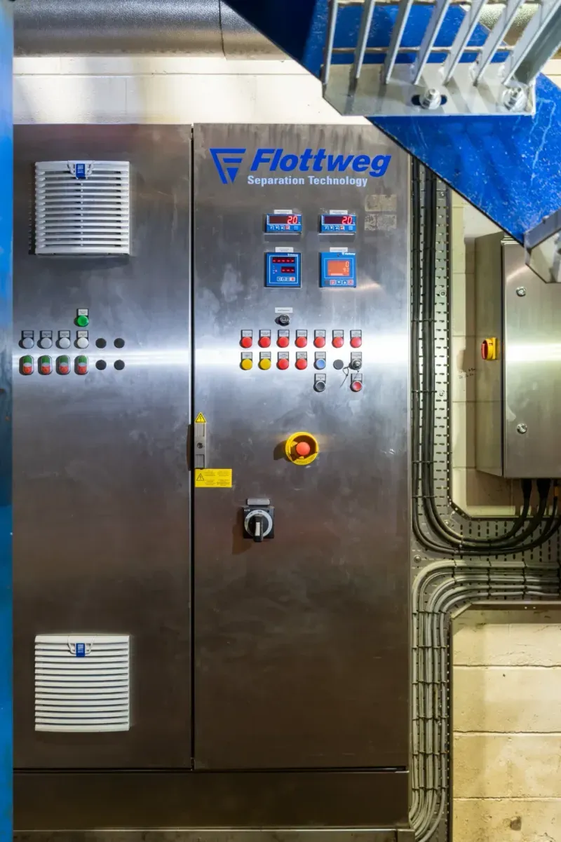 Electrical installation of a new processing line for category 3 material — project photo 9