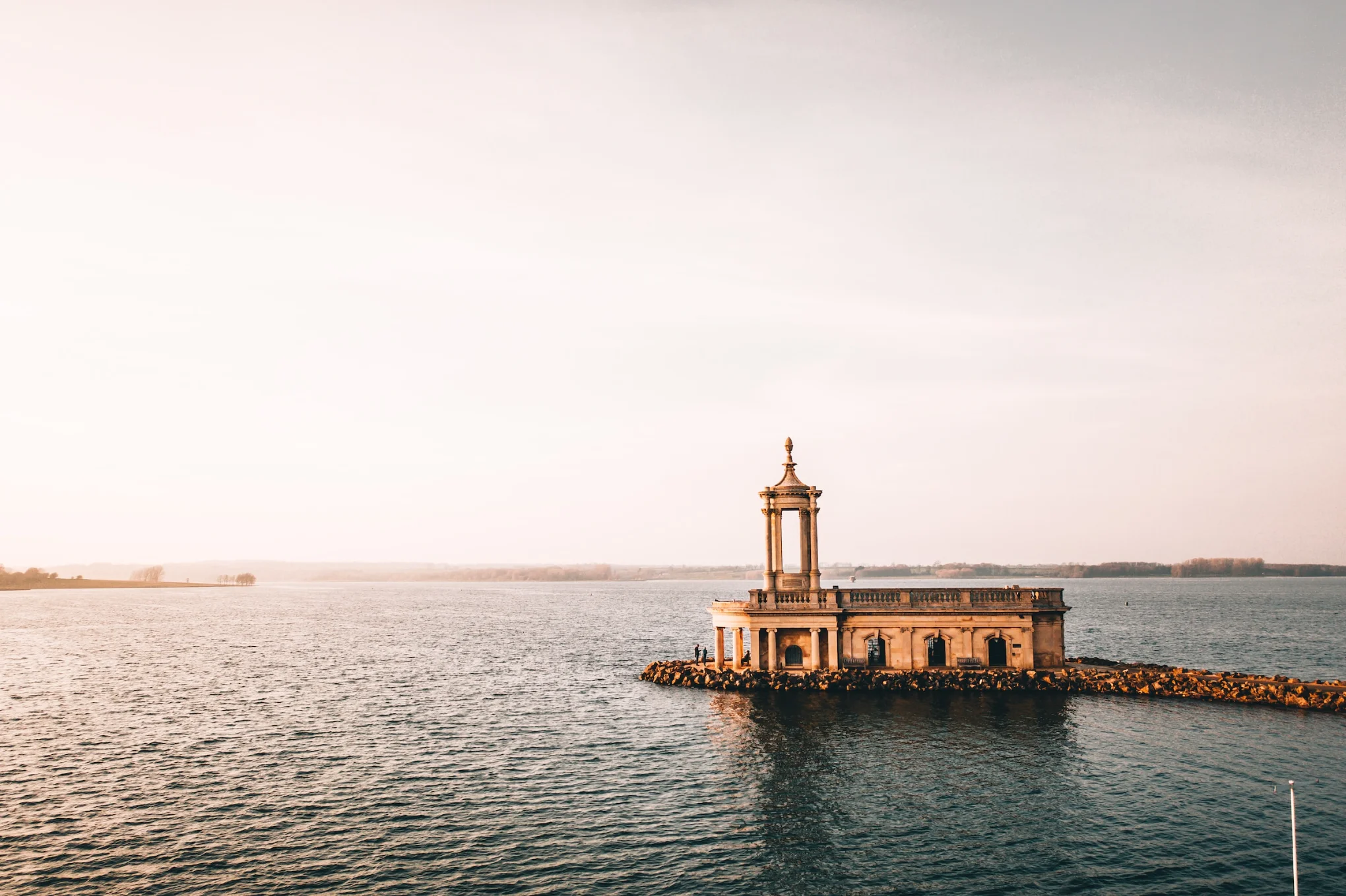 Normanton Church on Rutland Water Nature Reserve