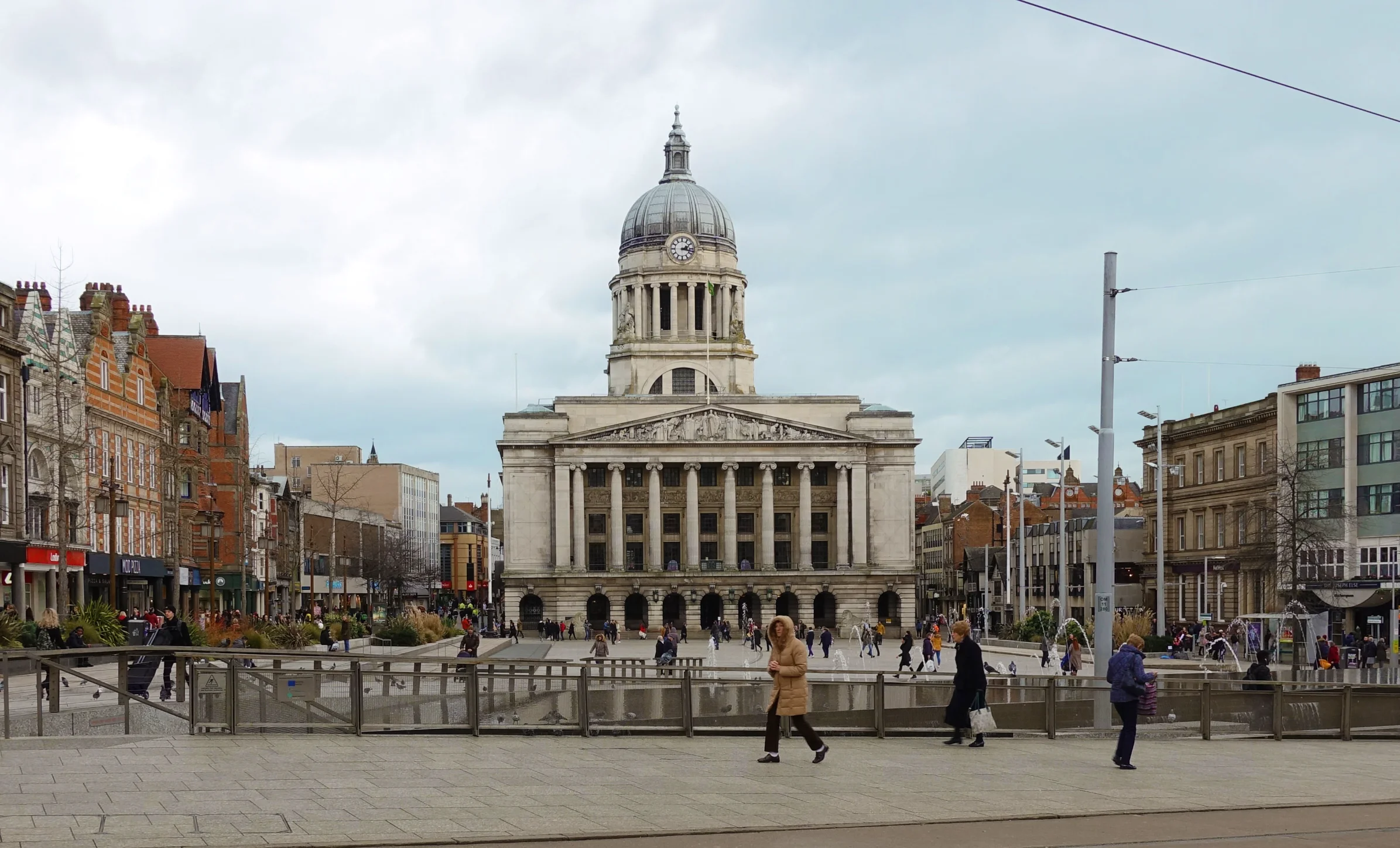 Old Market Square in Nottingham city centre