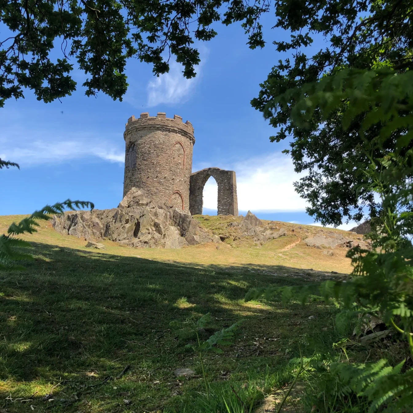 Old John Tower (tower ruins), bradgate park leicestershire